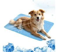 Self-Cooling Comfort & Pressure-Relief Pet Mat - Advanced Heat-Absorbing Fabric Keeps Puppies & Kittens Cool & Comfortable During Summer Months, Anti-Slip Base Provides Secure Placement on Hardwood Fl