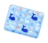 Self Cooling Pet Bed, Heat Absorbing Mat, 11.81 Inch Portable Kennel Cooling Accessory, Lightweight Travel Pad for Details, Soothing Rest Spot for Hardwood Floors Living Areas Pet Crates Furniture