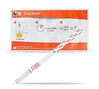 self-diagnostics test rápido de drogas Tramadol (TML) - Corte: 100 ng/ml - 10 tiras reactivas - Detección de drogas - Test por inmersión - Test de orina - Test de Tramadol - Test de drogas en orina