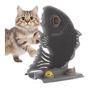 Self Grooming Cat Brush Kitten - Fish Shape Corner Massage Toy Cat Grooming