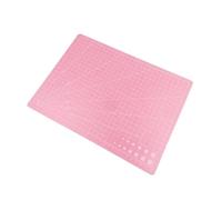 Self Healing Sewing Mat A3 A4 A5 PVC Cutting Mat Workbench Patchwork Sewing Manual DIY Engraving Leather Board Single Side Underlay(Pink,A3 Large)