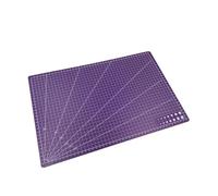 Self Healing Sewing Mat A3 A4 A5 PVC Cutting Mat Workbench Patchwork Sewing Manual DIY Knife Engraving Leather Board Single Side Underlay(Purple,A5 Small)
