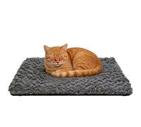 Self-Heated Pet Bed - Warm Plush Anti-Skid Machine-Washable Cushion, Comfort-Boosting Thermal Layered Sleeping Nest for Small Medium Large Dogs Cats | For Home Floors Sofas Crates Carriers Couches Tra