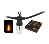 SELF IMPORT AGENCIES Guirnalda de Luces LED Lifetime 5,1 m 1,5 m Negro Efecto llama