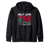 Self Love - Aesthetic Edgy Streetwear Sudadera con Capucha
