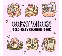 Self Love Coloring Book for Girls: 50 Cute & Easy Kawaii Pages for Relaxation, Stress Relief & Mindfulness: Cozy Aesthetic Coloring Book