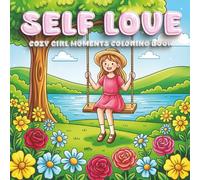 Self Love Cozy Girl Moments Coloring Book: 39 Hand-Drawn Relaxing Scenes for Girls & Women | Mindful Coloring for Stress Relief, Self-Care, Happiness & Inner Peace