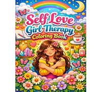Self Love Girl Therapy Coloring Book: A Calming Self-Care Coloring Book for Women, Teens & Anyone on a Healing Journey