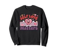Self Love Matters - Diseño Motivacional de corazón Sudadera