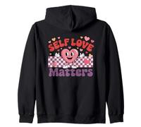 Self Love Matters - Diseño Motivacional de corazón Sudadera con Capucha