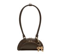 Self Portrait- Bolso Bandolera Mini de Cuero Marrón con Colgante- Bags- Mujer- Marrón- ONE SIZE- Bolso Bandolera Mini de Cuero Marrón con Colgante