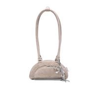 Self Portrait- Mini Bolso de Hombro de Ante- Bags- Mujer- Gris- ONE SIZE- Mini Bolso de Hombro de Ante