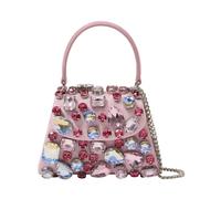 Self Portrait - Crystal Mini Bag - Bags - Mujer - Rosa - ONE SIZE -
