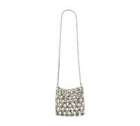 Self Portrait - Crystal Mini Crossbody - Bags - Mujer - Gris - ONE SIZE -