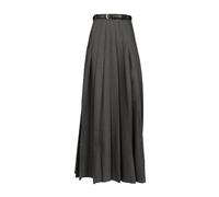 Self Portrait - Falda Larga Plisada - Skirts - Mujer - Gris - XS -