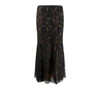 Self Portrait - Falda Midi de Encaje - Skirts - Mujer - Negro - XS -