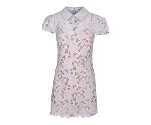 Self Portrait - Guipure Lace Mini Dress - Dresses - Mujer - Azul - S -