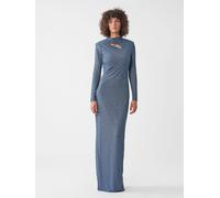 SELF-PORTRAIT Maxi vestido azul | 38