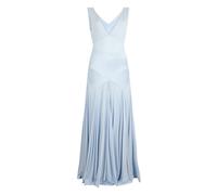 Self Portrait- Maxi Vestido con Escote Ancho- Dresses- Mujer- Azul- L- Maxi Vestido con Escote Ancho