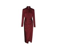 SELF-PORTRAIT Midikleid rojo oscuro | 34