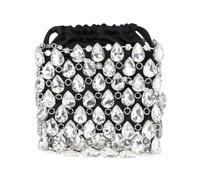 Self Portrait - Mini Bolso Crystal Chainmail - Bags - Mujer - Negro - ONE SIZE -