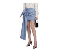 Self Portrait - Mini Falda con Lazos - Skirts - Mujer - Azul - XS -