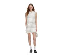 Self Portrait- Mini Vestido a Cuadros- Dresses- Mujer- Blanco- XS- Mini Vestido a Cuadros