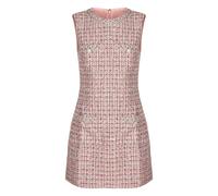 Self Portrait- Mini Vestido Bou resses- Mujer- Rosa- M- Mini Vestido Bouclé