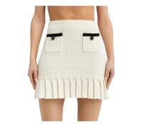 Self Portrait - Minifalda de punto con lentejuelas - Skirts - Mujer - Blanco - M -