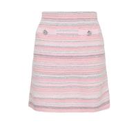 Self Portrait - Minifalda de punto texturizado - Skirts - Mujer - Rosa - M -