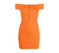 Self Portrait - Minivestido con hombros descubiertos - Dresses - Mujer - Naranja - M -
