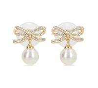 Self Portrait - Pf 26 600E GLD Pendientes - Accessories - Mujer - Amarillo - ONE SIZE -