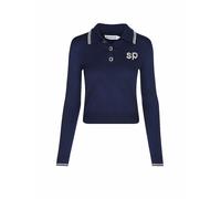 SELF-PORTRAIT Poloshirt azul oscuro | M