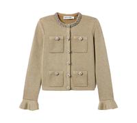 Self Portrait- Rs 26-206C-Gd Cardigan- Knitwear- Mujer- Amarillo- L- Rs 26-206C-Gd Cardigan