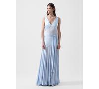 SELF-PORTRAIT Vestido de noche azul claro | 38