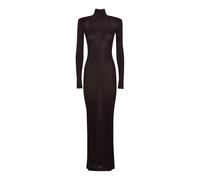 Self Portrait - Vestido Maxi de Punto Viscosa - Dresses - Mujer - Marrón - M -