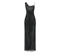 Self Portrait - Vestido Maxi Drapeado con Pedrería - Dresses - Mujer - Negro - S -