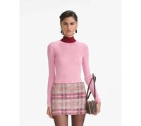 Self Portrait- Viscose Knit Top- Knitwear- Mujer- Rosa- L- Viscose Knit Top