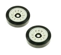 Self Spares, 2 piezas de rodillo tensor para tambor de secadora, compatible con código original de Beko 2987300200, rueda tensora de polea de tambor de secadora DCU7230B, DCU7230S, DCU7230W