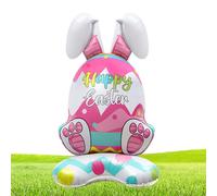 Self Standing Easter Balloons, Chick Bunny Themed Balloons, Cute Aluminium Foil Balloon, Reusable Indoor Outdoor Balloon for Garden Yard Porch Lawn School Farmhouse Birthday Easter Celebration