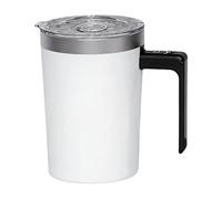 Self Stirring Coffee Mug - Magnetic Mixing Action, 5.43-inch Tall Insulated Body, Temperature Display Lid With USB-C Charging | Auto Stirring Solution For Office Desks And Fitness Professionals