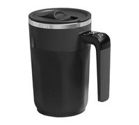 Self Stirring Mug - 400ml Rechargeable Drinkware With Lid, Electric Coffee Cup Built-in LCD, Hot Chocolate Stirring Mug, For Beverage Cocoa Honey Women Men Home Kitchen Bar Birthday Christmas Office