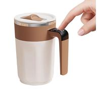 Self Stirring Mug - Automatic Coffee Mugs, 400ml Rechargeable Drinkware With Lid, Electric Coffee Cup Built-in LCD | For Beverage Cocoa Honey Women Men Home Kitchen Bar Birthday Christmas Office