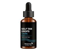 Self Tan Drops 30ml Bronzing Tanner for Face and Body, Gradual Sunless Tanning Drops for Natural Glow, Suitable for Men and Women, Home, Travel, Vacation Use