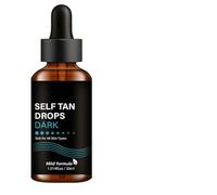 Self Tan Drops, Bronzing Tanner, 30ml Body Tanning Drops with Natural Glow, Face and Body, Lightweight Tan Solution, Skincare Product for Women Men Home Vacation Travel