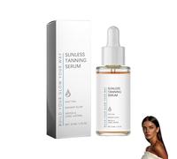 Self-Tan Drops- Mediano, Bronzing Serum, Face & Body Self Tanner for Hidrater, Gradual Tanning Drops for Natural Glow, Streak-Free Vegan Formula, Bronzer to Get Dark Fast Tan