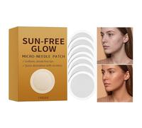 Self Tanner Patches, Sunless Tanning Skin Boost Set, Natural Bronzing Microneedle Patches 7 Pieces, Face Tanning Patch for Women Busy Professionals Daily Beach Vacation Pre Wedding Pool Party Use