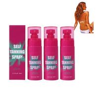 Self Tanning Face Mist,Gradual Facial Self Tanning Spray with Antioxidants,No-Greasy Micromist Design,Streak Free Fake Tan,Lightweight,No Bad Smell,80ml (3)