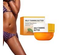 Self Tanning Lotion, Non?Sticky Cream, 2.44x2.44x1.89 Inches Greasy Sun Tan with Reusable Bottle Design, Beauty Accessories for Women Men Adults Teens Travel Beach Pool, Best Skin Care for Family Use
