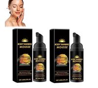 Self Tanning Mousse, mousse autobronceador de larga duración, mousse autobronceador, bronceador autobronceador, bronceador natural, sin manchas para el cuerpo y la cara